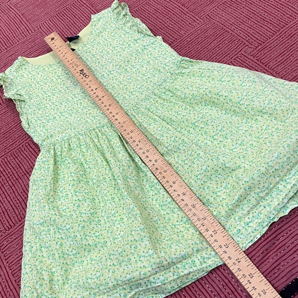 Gap girls size small / 6-7 years Charming Green summer Dress with inner lining - Picture 10 of 12